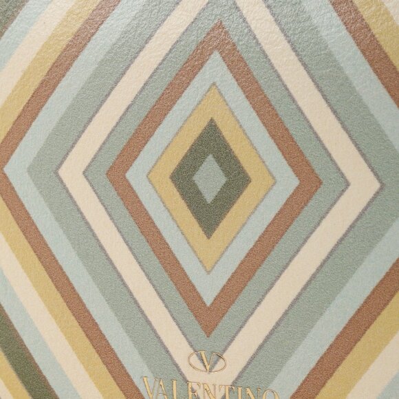 Valentino 1975 Multicolor Vitello Rockstud Native Couture Camera Printed Crossbo - Picture 9 of 12